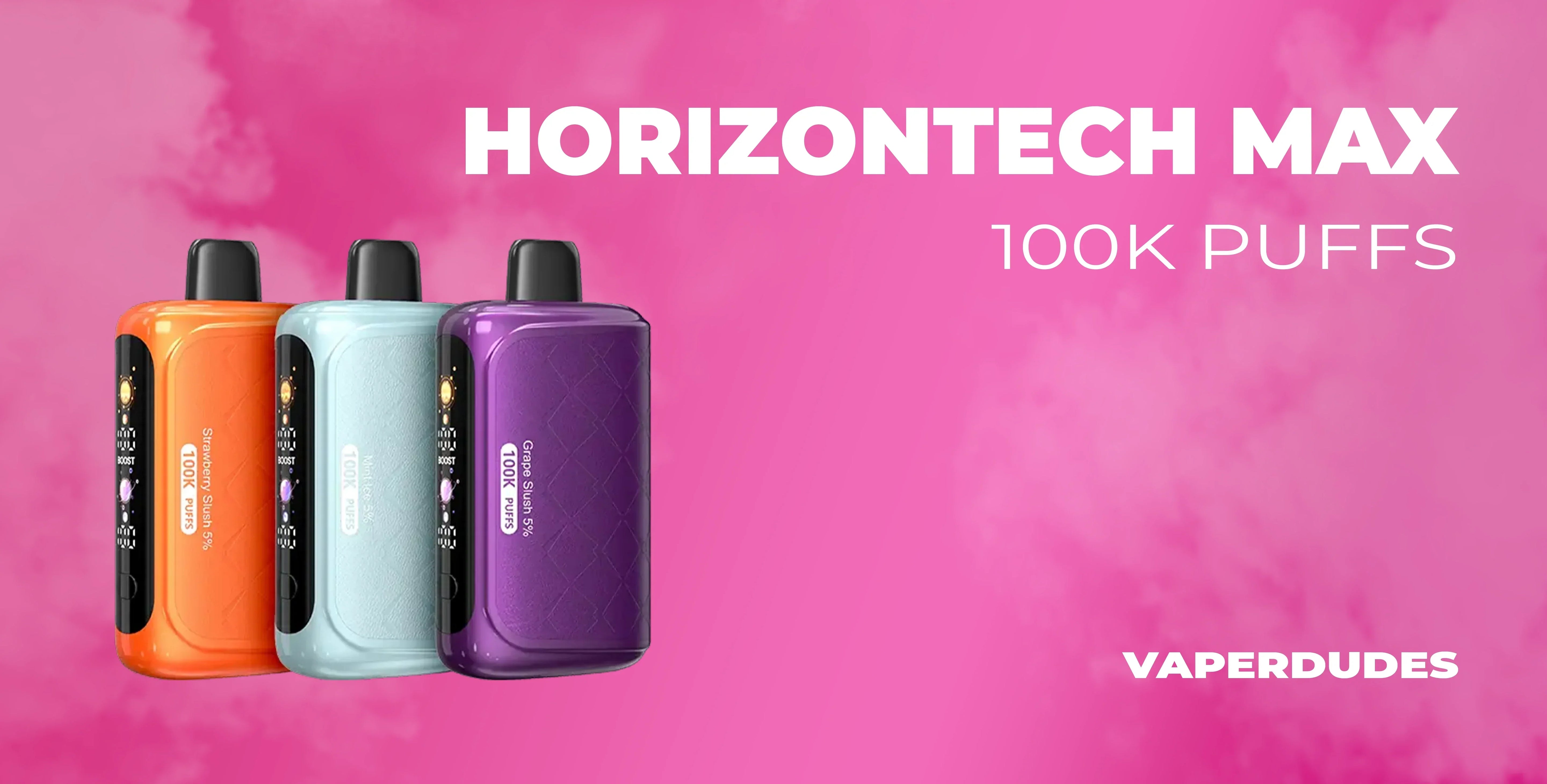 HorizonTech Max 100K Puffs Disposable Vape Review at VaperDudes