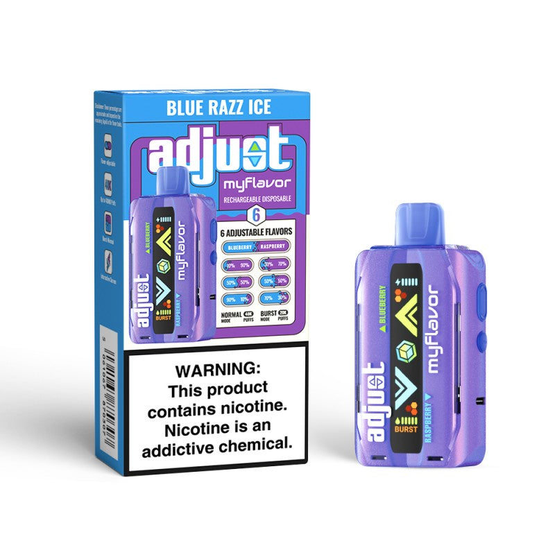 icy vape flavors Blue Razz Ice Adjust MyFlavor 40k Disposable Material:10 UNIT Rear Citrus Breeze Pro