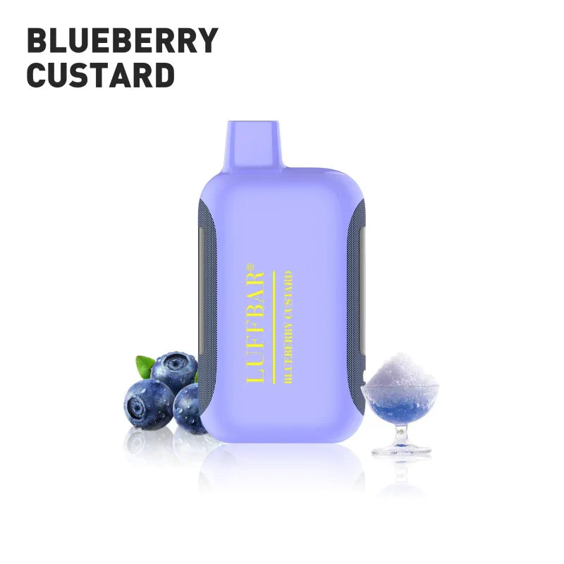 Blueberry Custard LuffBar Dually 20k Disposable Vape Blueberry Custard LuffBar Dually 20k Disposable Vape