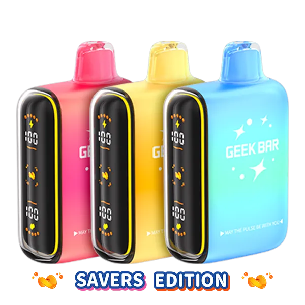 Geek Bar Pulse 15k (Savers Edition) Disposable Vape Geek Bar Pulse 15k (Savers Edition) Disposable Vape