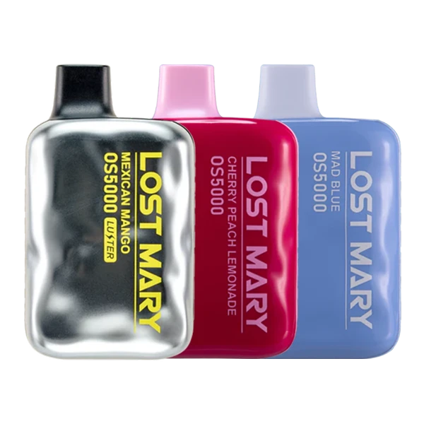 Lost Mary OS5000 Puff Disposable Vape: 13mL Pre-Filled eJuice Lost Mary OS5000 Puff Disposable Vape: 13mL Pre-Filled eJuice