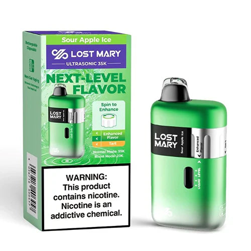 Sour Apple Ice Lost Mary Ultrasonic 35K Disposable Vape Sour Apple Ice Lost Mary Ultrasonic 35K Disposable Vape