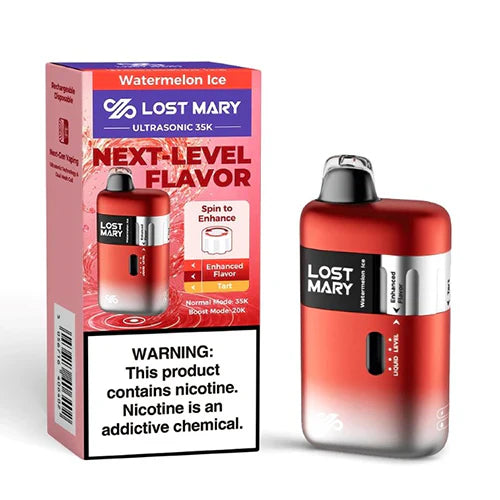 Watermelon Ice Lost Mary Ultrasonic 35K Disposable Vape Watermelon Ice Lost Mary Ultrasonic 35K Disposable Vape