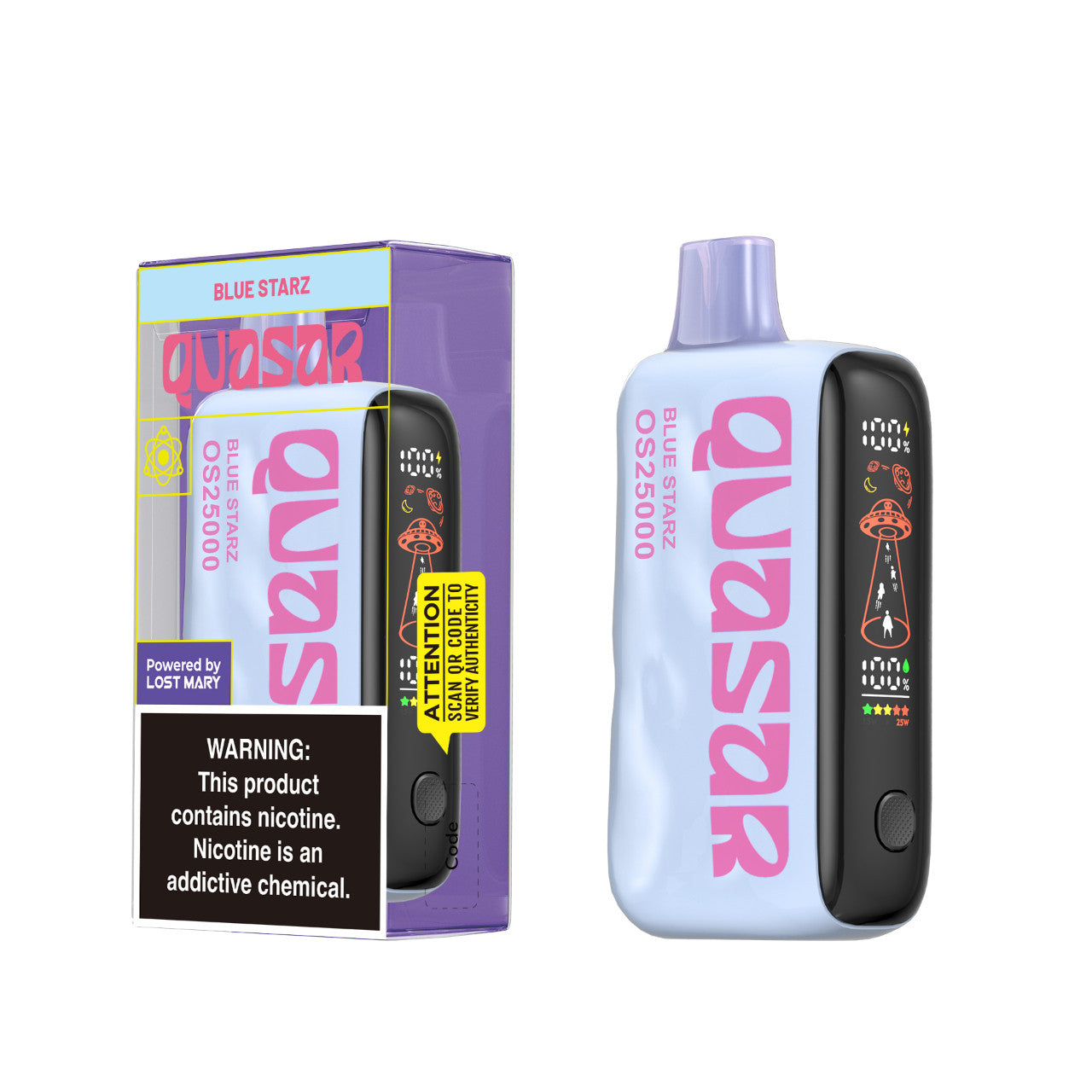 Blue Starz Lost Mary Quasar OS25000 Disposable Vape Blue Starz Lost Mary Quasar OS25000 Disposable Vape