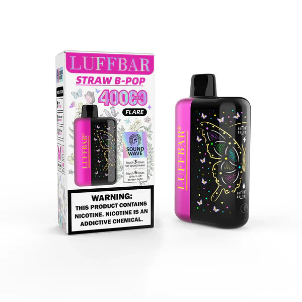 Straw B-Pop Luff Bar Flare 40k Disposable Vape Straw B-Pop Luff Bar Flare 40k Disposable Vape