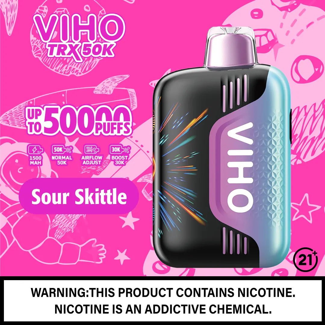 Sour Skittle VIHO TRX 50k Disposable Vape