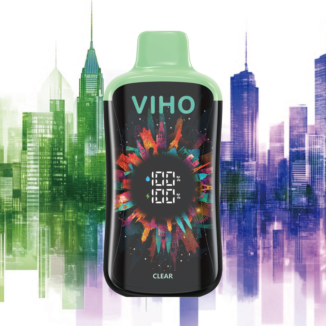 Clear VIHO Supercharge Pro 20k Disposable Vape Clear VIHO Supercharge Pro 20k Disposable Vape