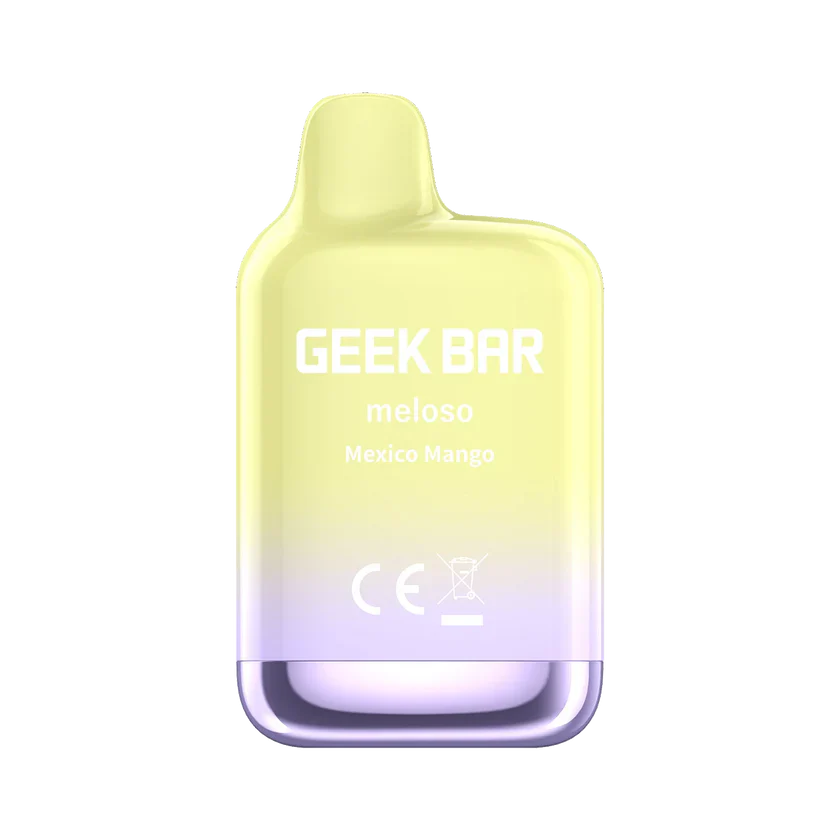 geek bar mexican mango Mexico Meloso Mini 1500 Puffs Disposable Vape Geek Bar Pulse X Strength_20mg Color:Classic Series Beige
