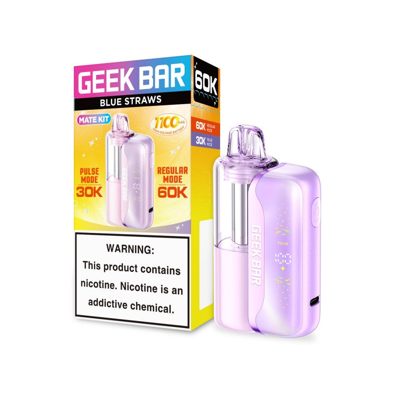 Blue Straws Geek Bar Mate 60k (KIT)