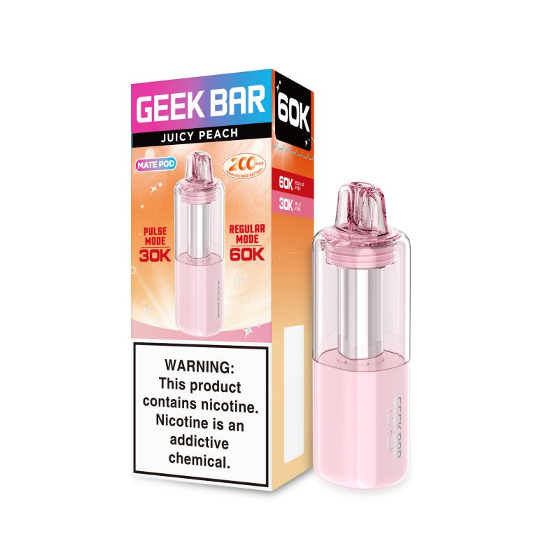 Juicy Peach Geek Bar Mate 60k (POD)