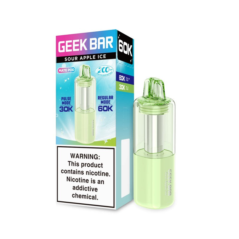 Sour Apple Ice Geek Bar Mate 60k (POD)
