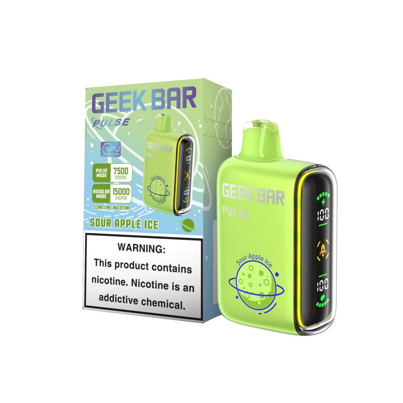 Sour Apple Ice Geek Bar Pulse 15k