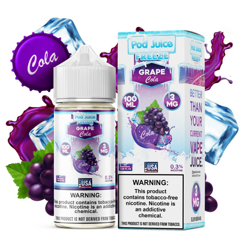 Grape Cola Freeze By Pod Juice 55 E-Liquids