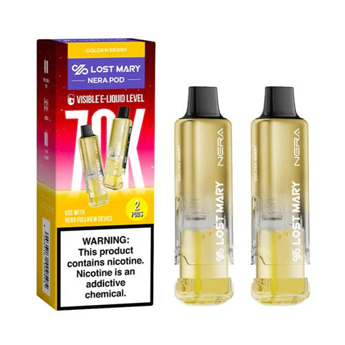 yellow lost mary vape Golden Berry Lost Mary NERA Fullview 70k (POD) Disposable Vape