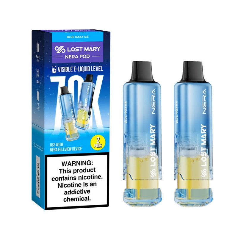 Blue Razz Ice Lost Mary NERA Fullview 70k (POD)