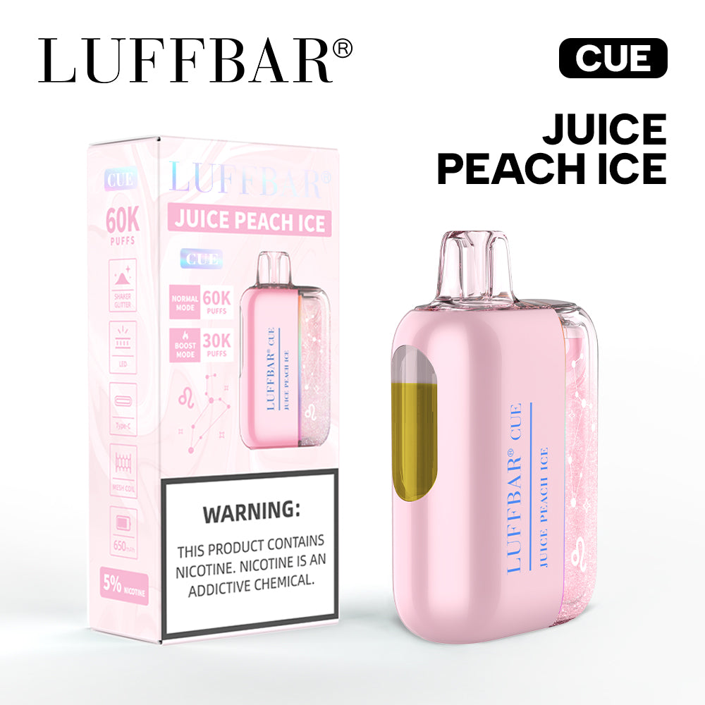 Juice Peach Ice Luff Bar Cue 60k