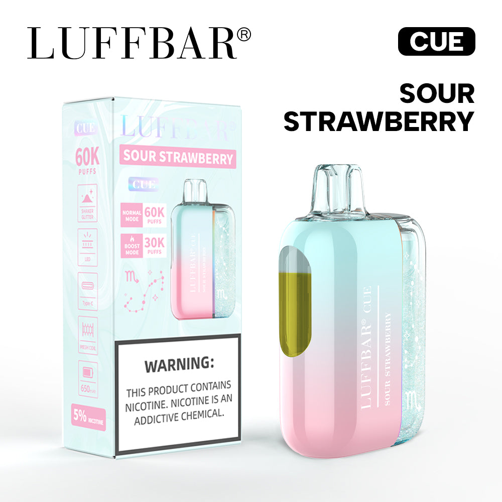 Sour Strawberry Luff Bar Cue 60k