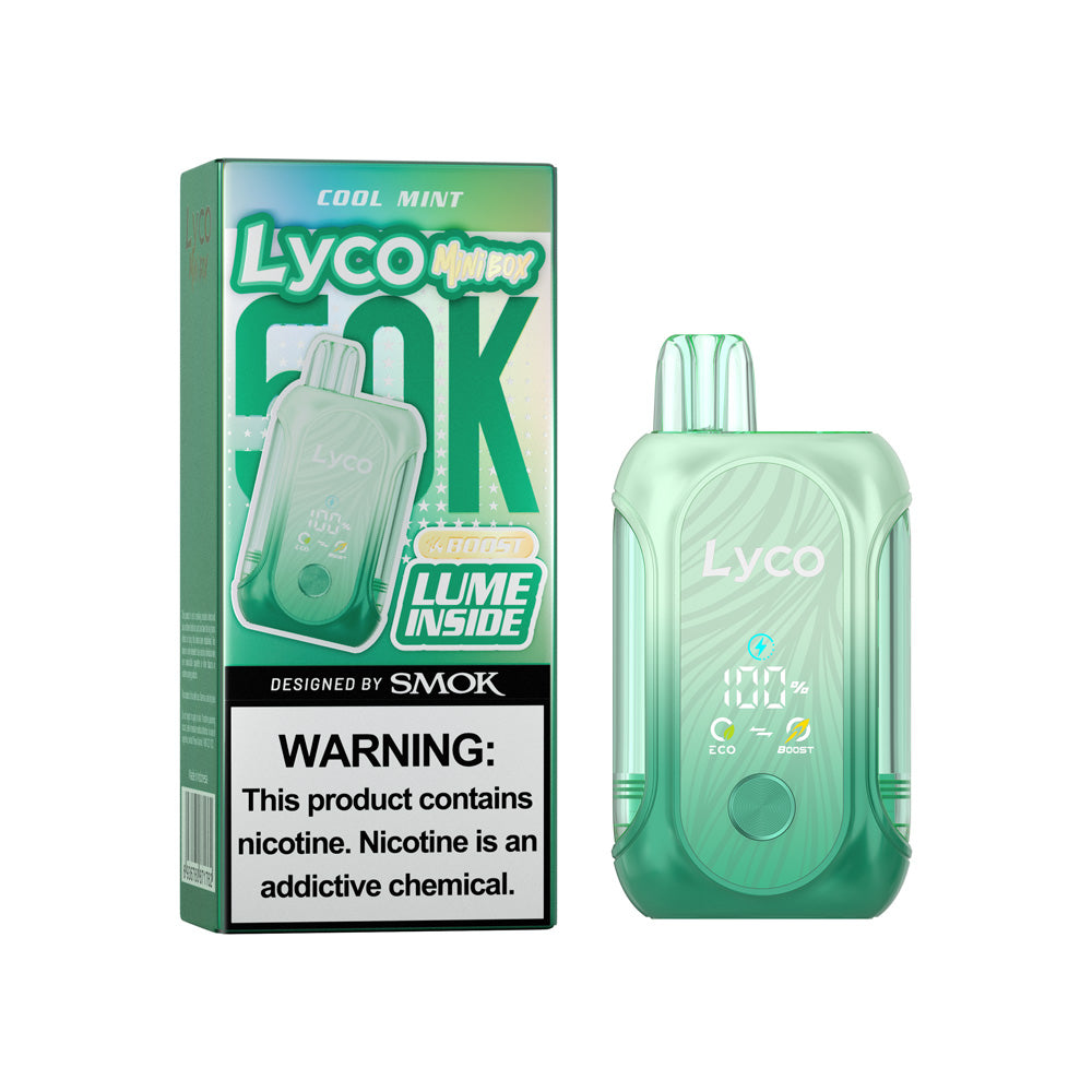 mints disposable vape Cool Mint LYCO Mini Box 50K | 50,000 Puffs Coil Resistance_0.4 / 0.8 Ohm FLAVOR:Tropical fruit RELX Pod Pro 2