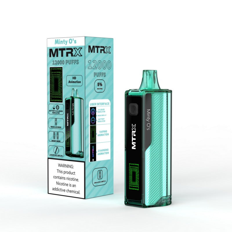 MTRX 12k 12,000 Puff Disposable Device from Vaperdudes MTRX 12k 12,000 Puff Disposable Device from Vaperdudes