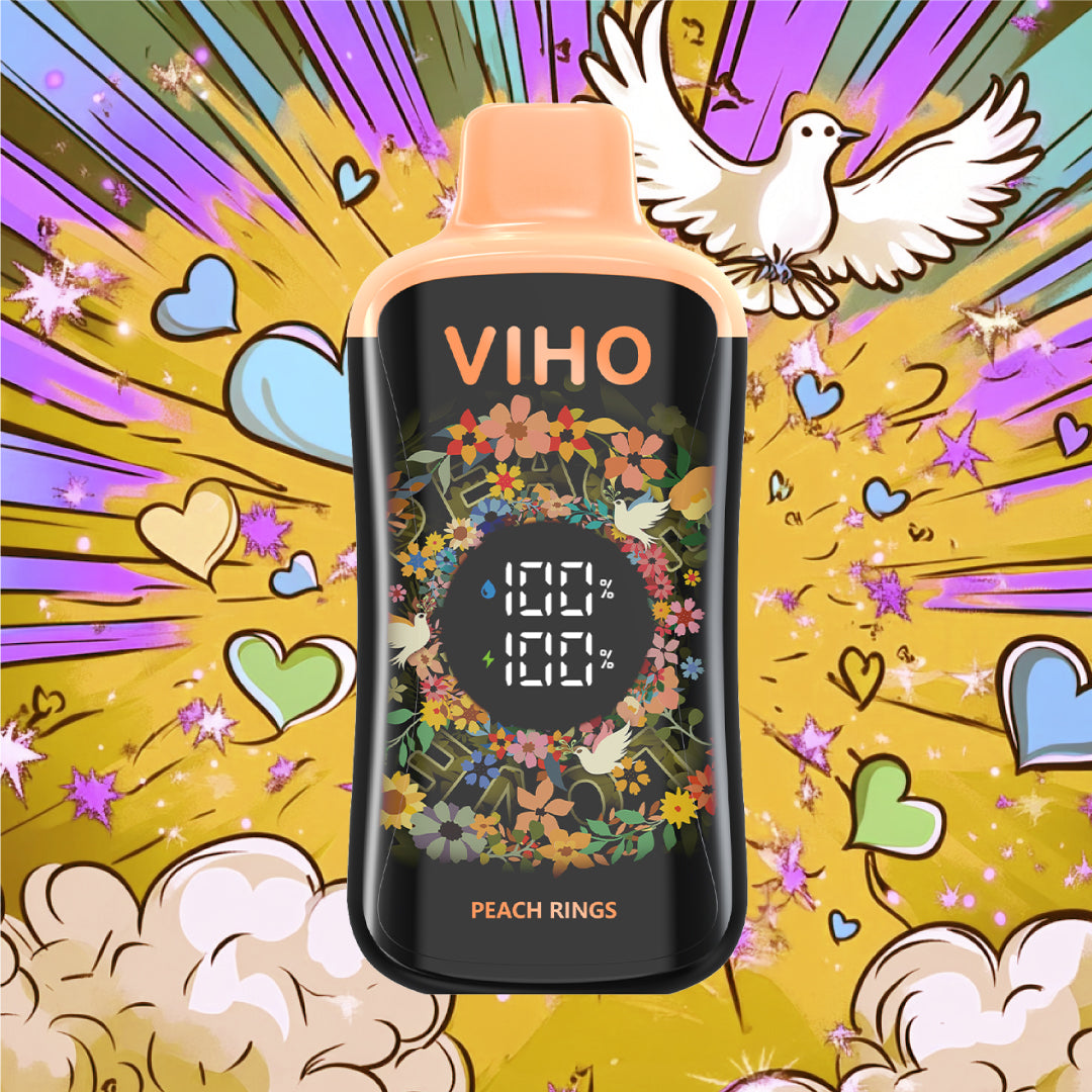 peach rings vape juice Peach Rings VIHO Supercharge Pro 20k Disposable Vape