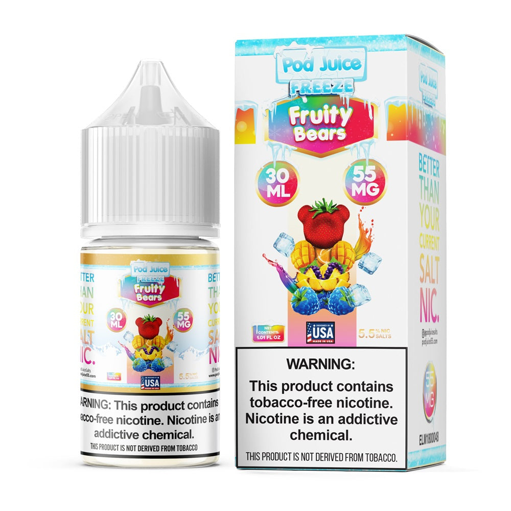 Fruity Bears Freeze By Pod Juice 55 E-Liquids - $13.99 Vape Juice Fruity Bears Freeze By Pod Juice 55 E-Liquids - $13.99 Vape Juice