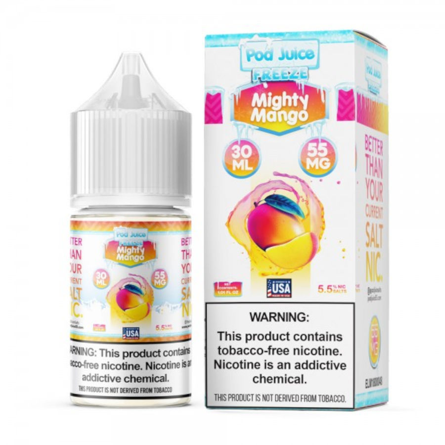 Mighty Mango Freeze By Pod Juice 55 E-Liquids - $13.99 Vape Juice