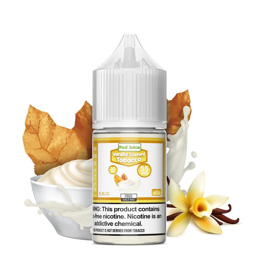 Vanilla Custard Tobacco By Pod Juice 55 E-Liquids - $13.99 Vape Juice Vanilla Custard Tobacco By Pod Juice 55 E-Liquids - $13.99 Vape Juice