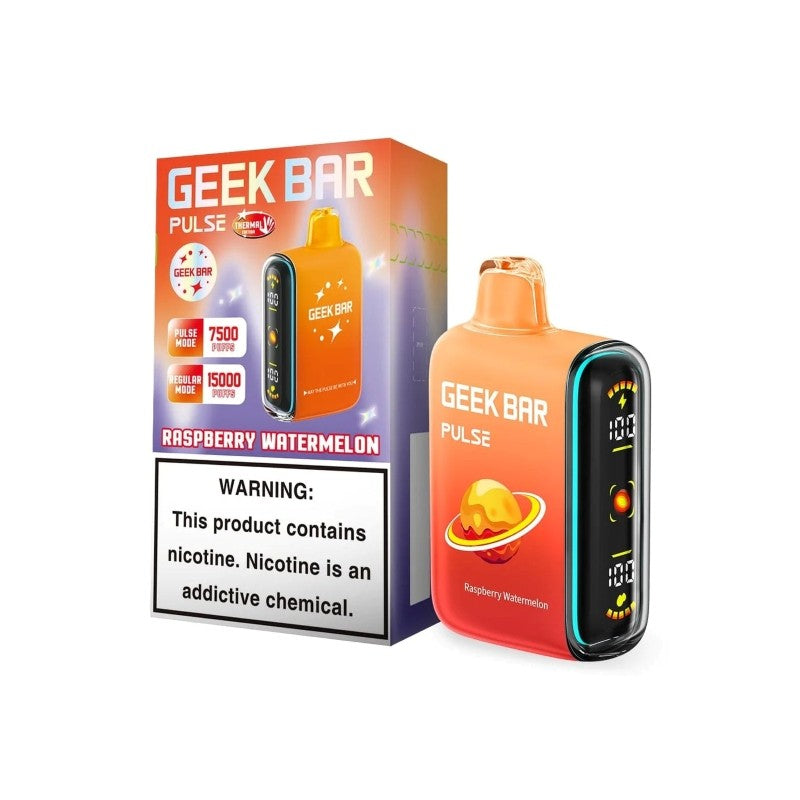 Raspberry Watermelon Geek Bar Pulse 15k (Thermal Edition)