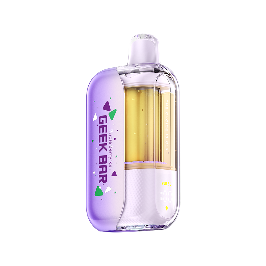mixed berry disposable vape Triple Ice Geek Bar CLR 50k blu Disposable E-Cigarette Tobacco fog lights FLAVORS:EVO | Strawberry Raspberry - Black Edition