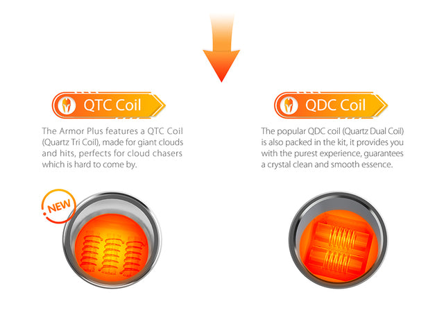 Yocan Armor Plus Concentrate Vaporizer sold by VPdudes made by Yocan | Tags: accessories, all, batteries, e-cig batteries, vape mods, Vaporizers, Yocan