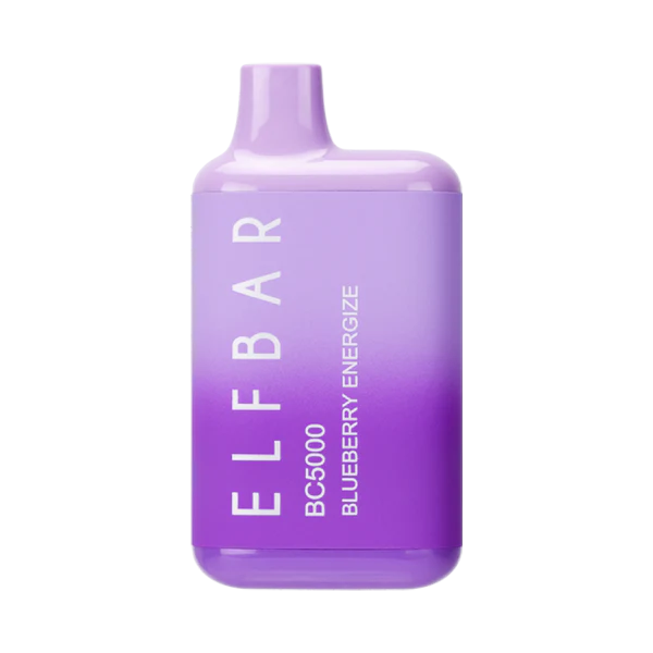 Elf Bar BC5000 Blueberry Energize: Disposable Vape, 13mL Pre-Filled 5% NIC Elf Bar BC5000 Blueberry Energize: Disposable Vape, 13mL Pre-Filled 5% NIC