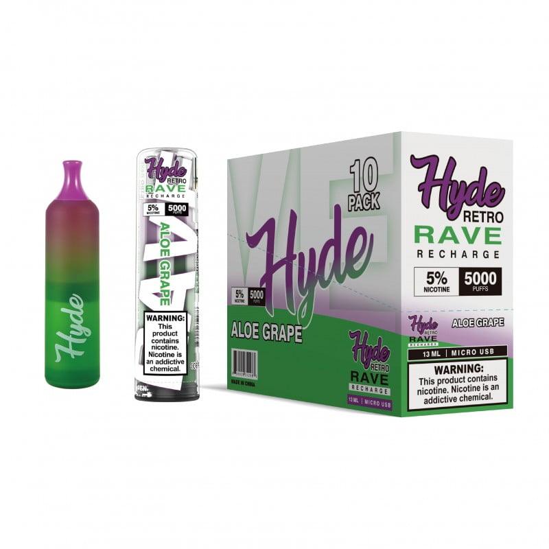 Hyde Retro Rave Recharge 5,000 puffs sold by VaperDudes.com made by Hyde | Tags: all, Disposables, hyde | Fast and Free shipping.