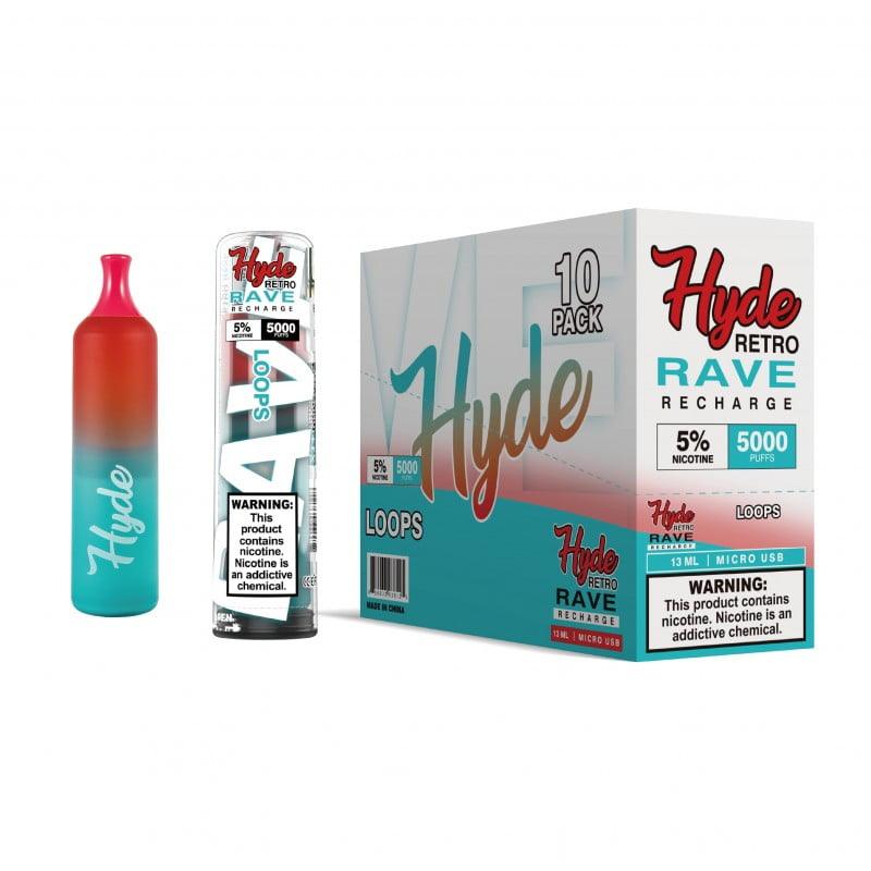 Hyde Retro Rave Recharge 5,000 puffs sold by VaperDudes.com made by Hyde | Tags: all, Disposables, hyde | Fast and Free shipping.