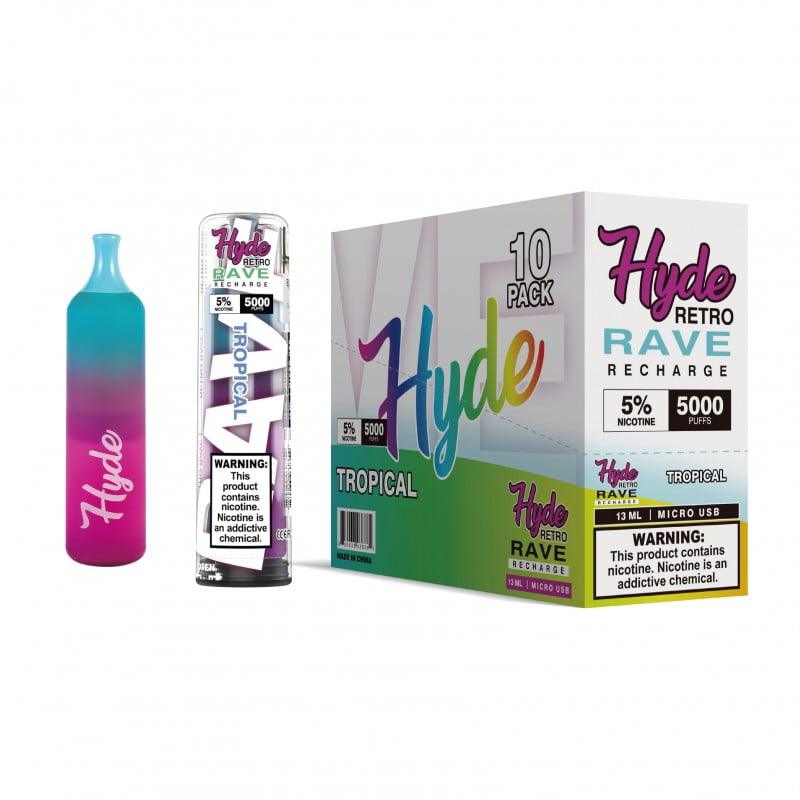 Hyde Retro Rave Recharge 5,000 puffs sold by VaperDudes.com made by Hyde | Tags: all, Disposables, hyde | Fast and Free shipping.
