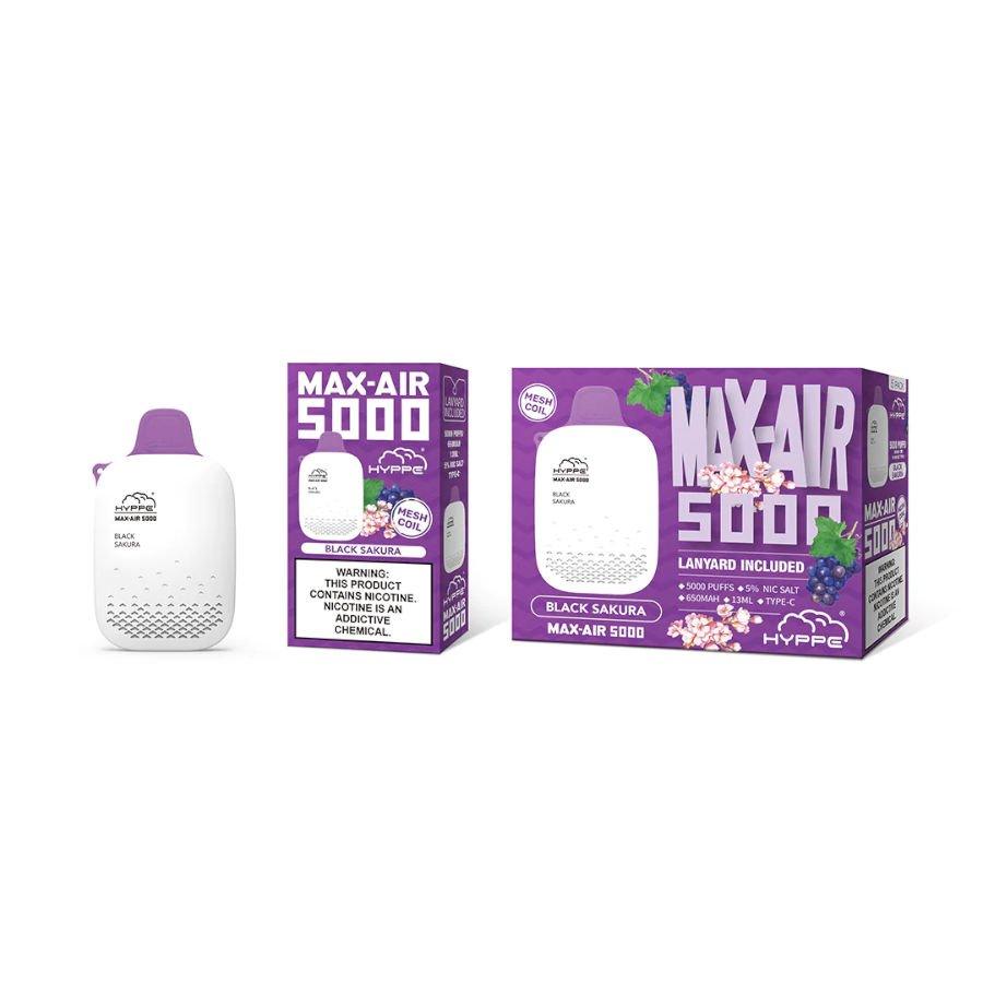 HYPPE Max-Air 5000 Puffs sold by VPdudes made by Hyppe | Tags: all, Disposables, Hyppe, HYPPE Bar, new