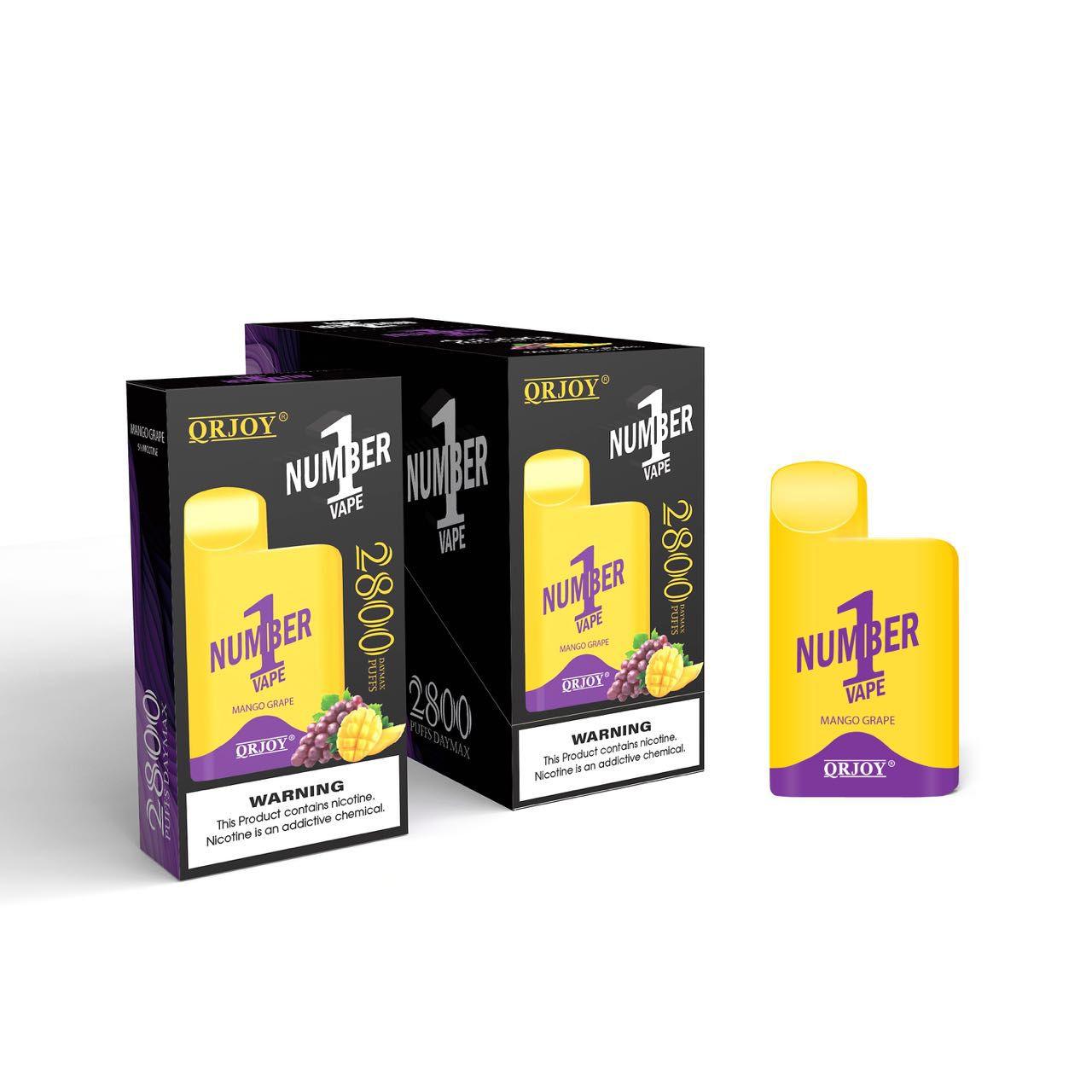 Number 1 Vape 2800 Puffs (Fume - QRJOY) sold by VPdudes made by Fume | Tags: all, Disposables, fume