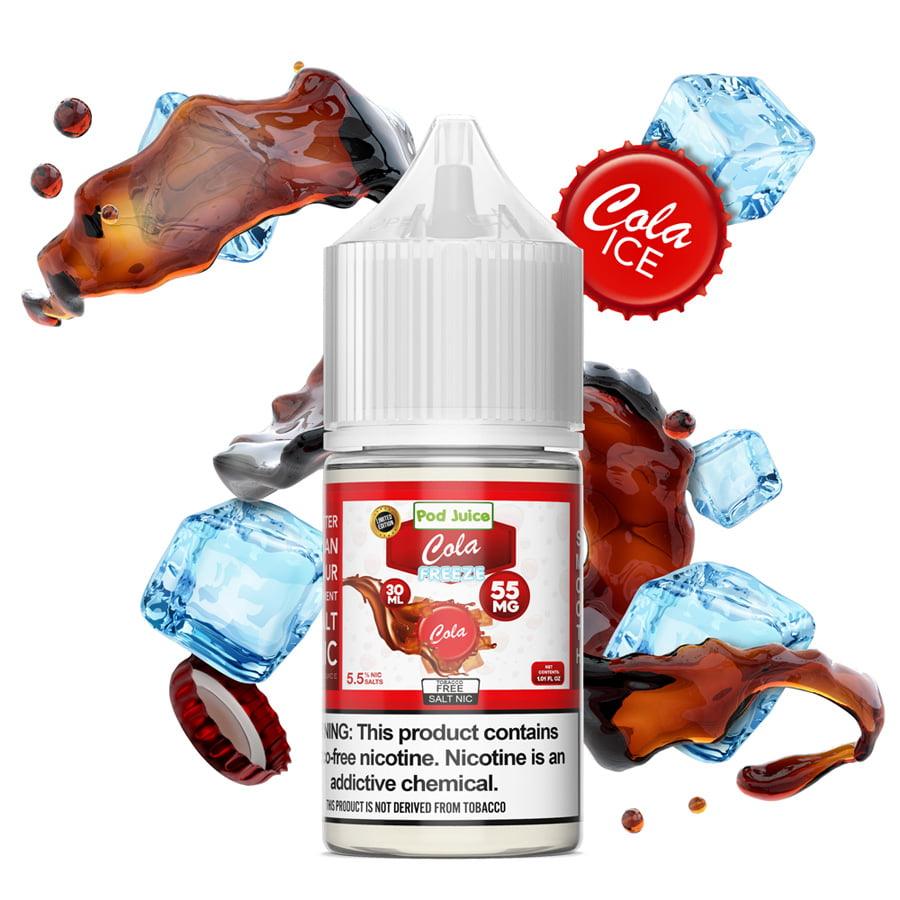 Pod Juice 55 Salt Nic E-Liquid (43 Flavors) sold by VPdudes made by Pod Juice | Tags: all, e-liquids, new, pod juice, pod mesh, Salt Nic 20mg, Salt Nic 35mg, Salt Nic 55mg
