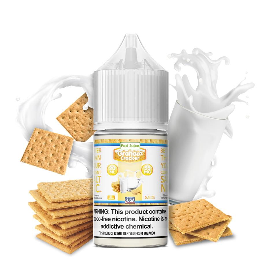Pod Juice 55 Salt Nic E-Liquid (43 Flavors) sold by VPdudes made by Pod Juice | Tags: all, e-liquids, new, pod juice, pod mesh, Salt Nic 20mg, Salt Nic 35mg, Salt Nic 55mg