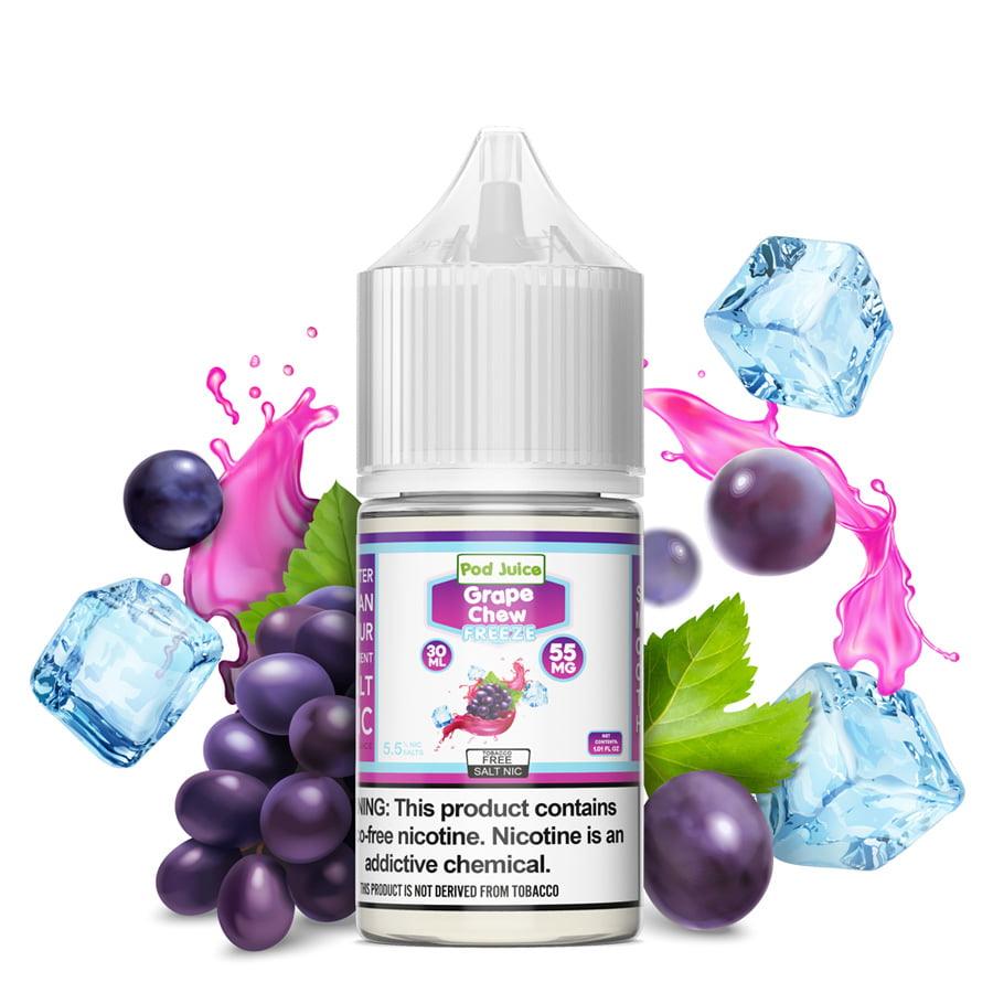 Pod Juice 55 Salt Nic E-Liquid (43 Flavors) sold by VPdudes made by Pod Juice | Tags: all, e-liquids, new, pod juice, pod mesh, Salt Nic 20mg, Salt Nic 35mg, Salt Nic 55mg
