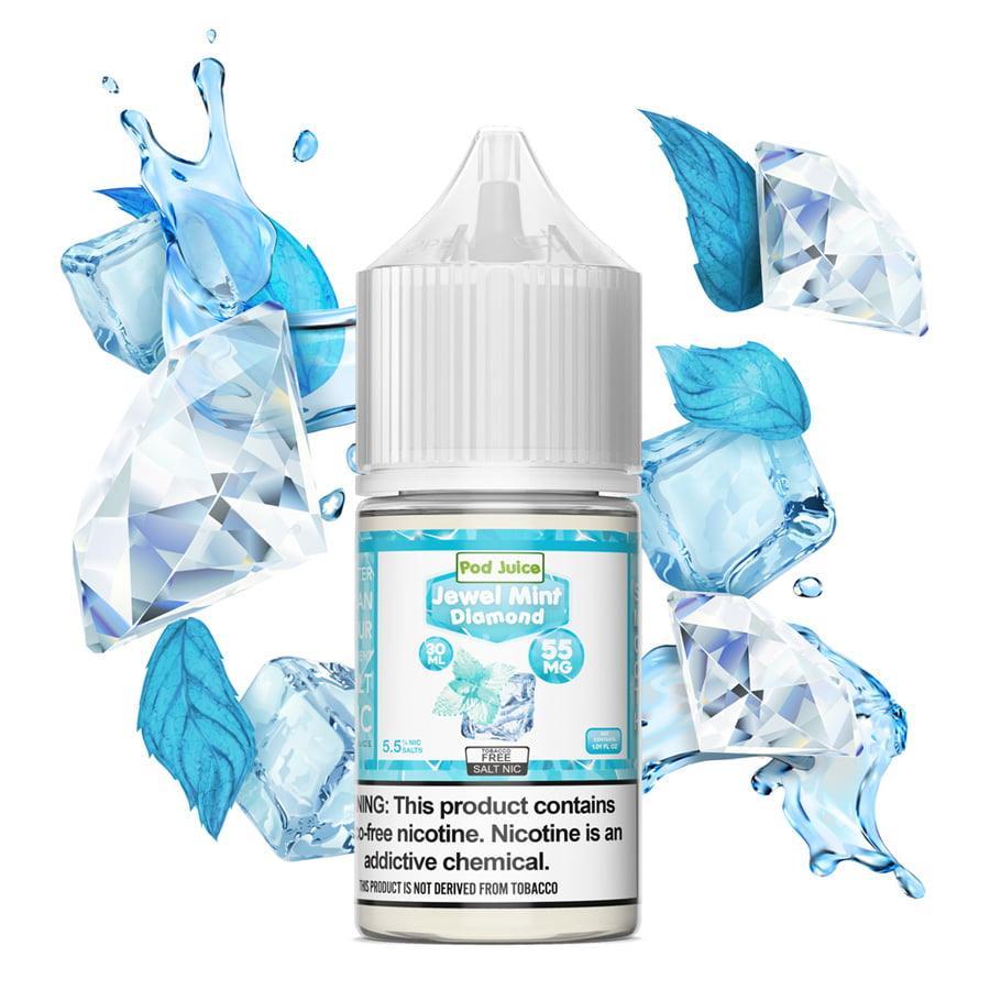 Pod Juice E-Liquids: 55mg/35mg Salt NIC, 43 Flavors Pod Juice E-Liquids: 55mg/35mg Salt NIC, 43 Flavors