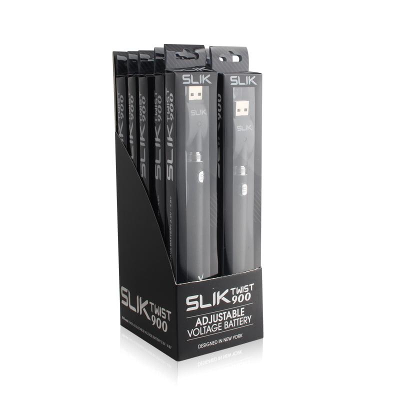 SLIK Twist 900 mAh + USB Charger sold by VPdudes made by SLIK | Tags: all, batteries, e-cig batteries, new, SLIK