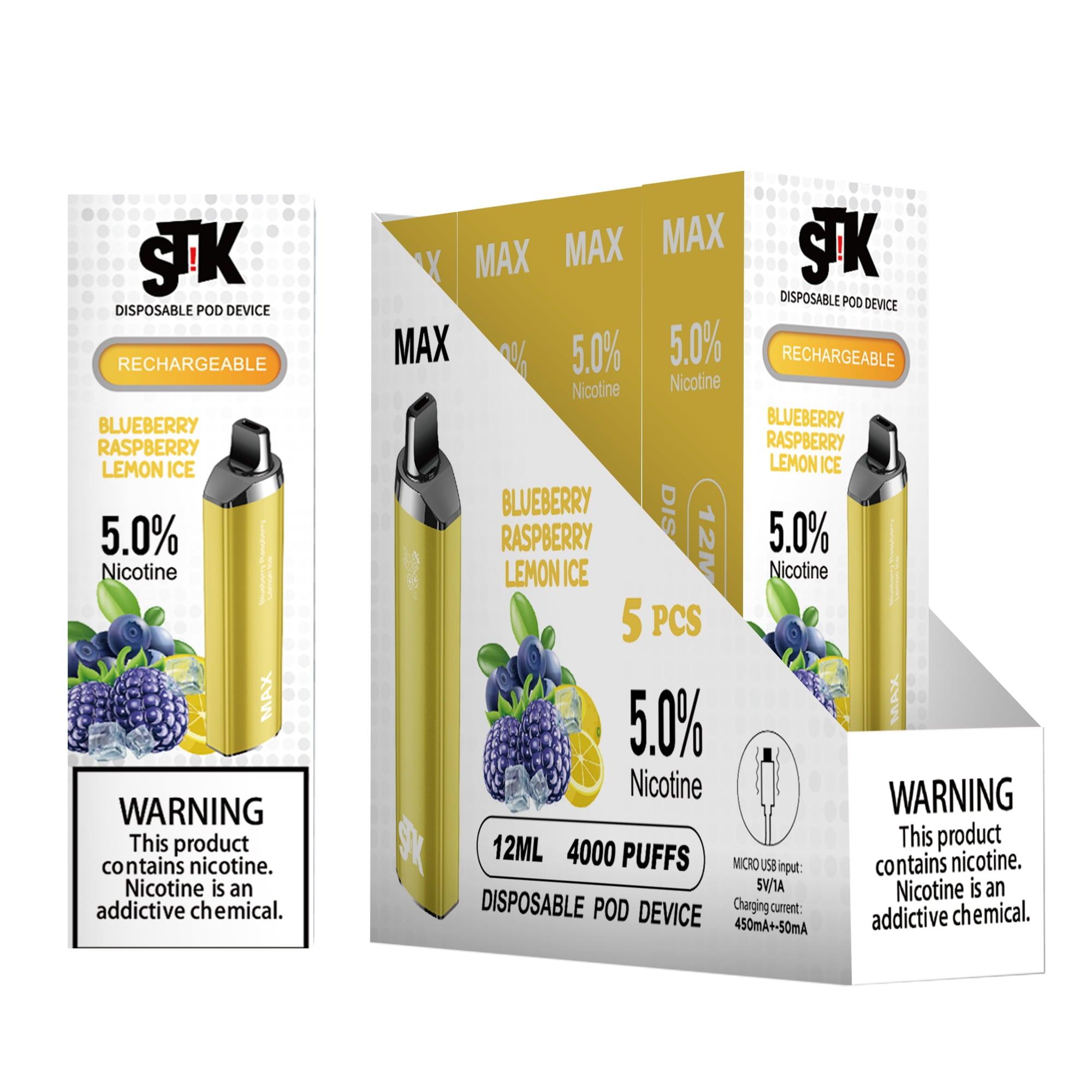 STiK Max by HQD 4000 Puffs sold by VPdudes made by HQD | Tags: all, Disposables, ST!K, St!k Max, Stik