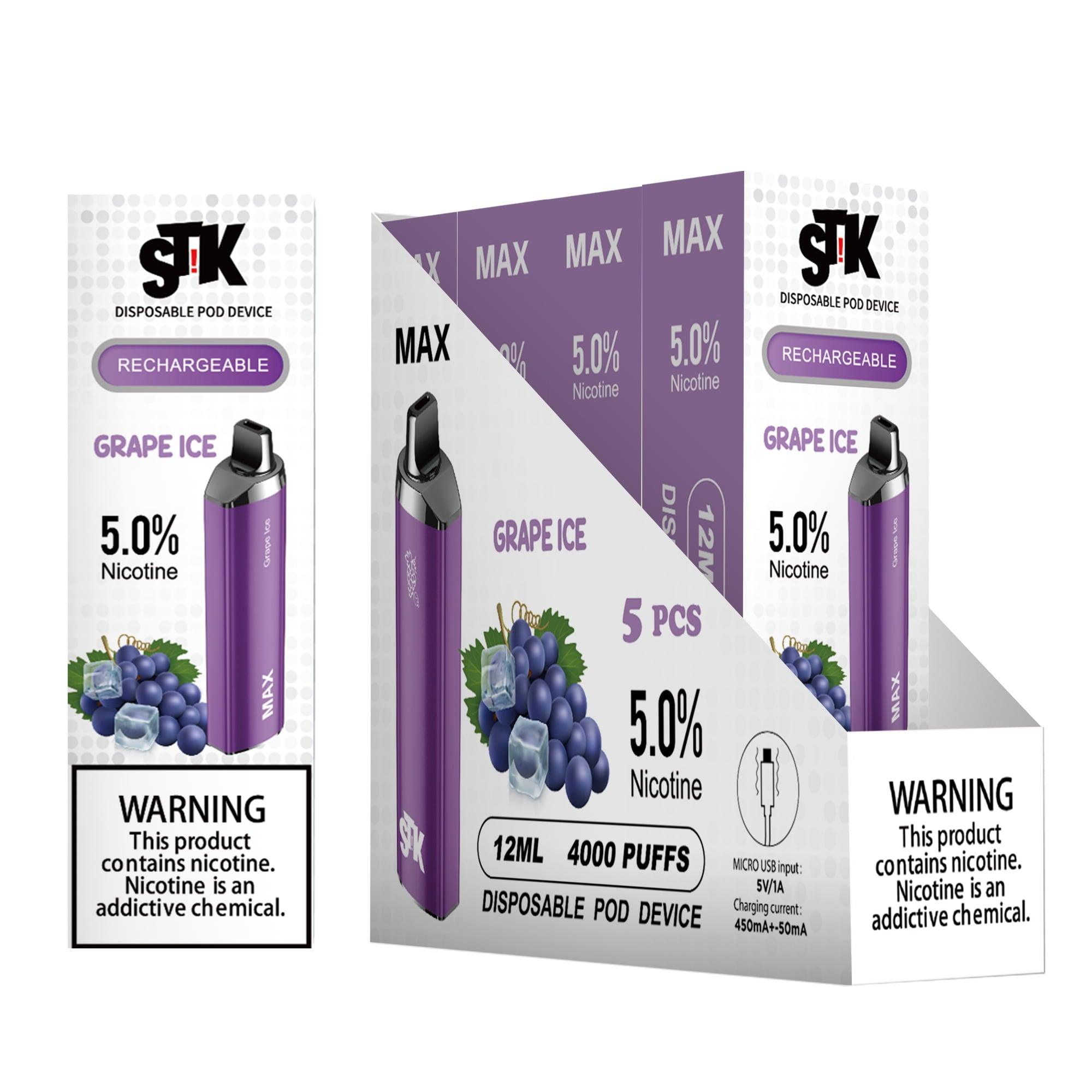 STiK Max by HQD 4000 Puffs sold by VPdudes made by HQD | Tags: all, Disposables, ST!K, St!k Max, Stik