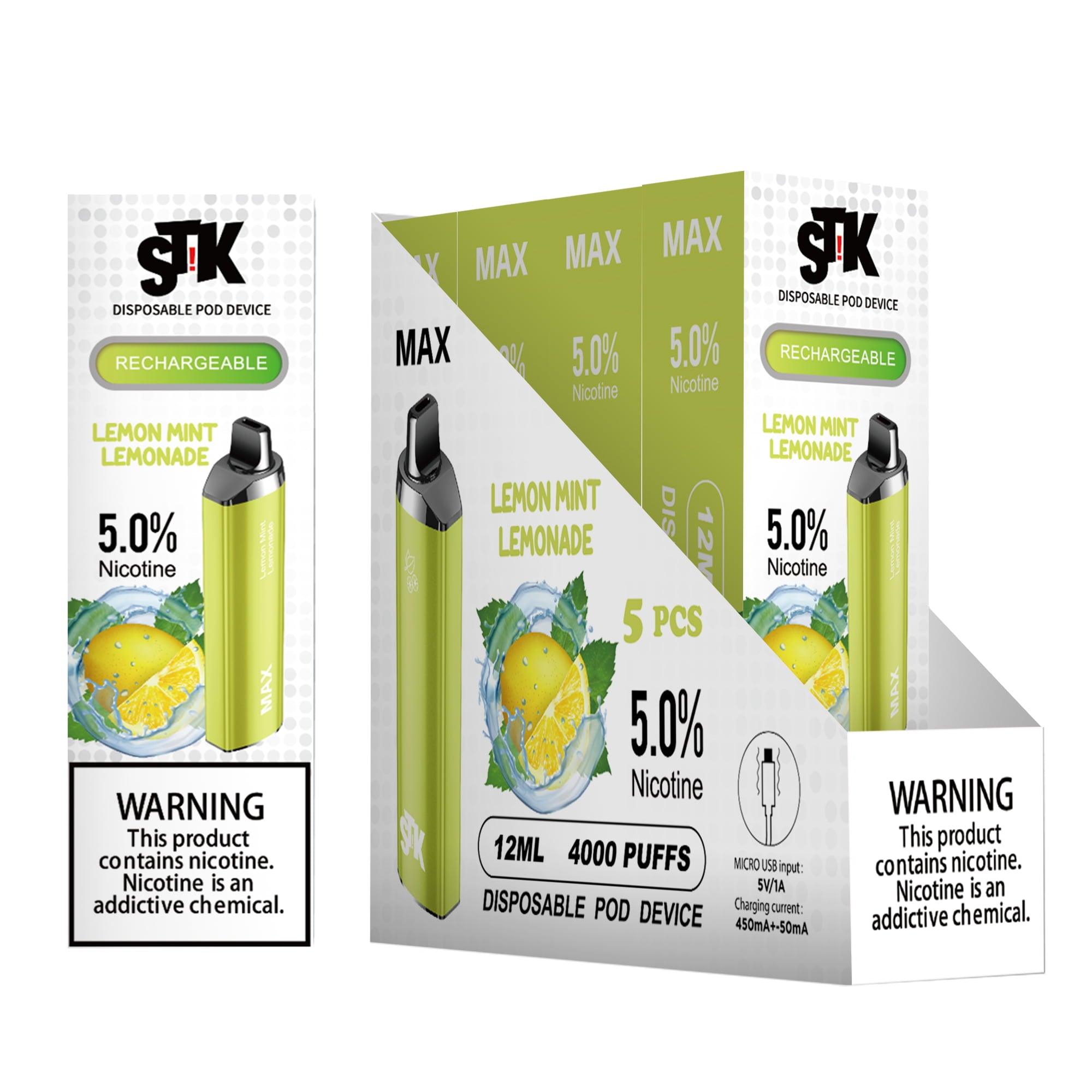STiK Max by HQD 4000 Puffs sold by VPdudes made by HQD | Tags: all, Disposables, ST!K, St!k Max, Stik
