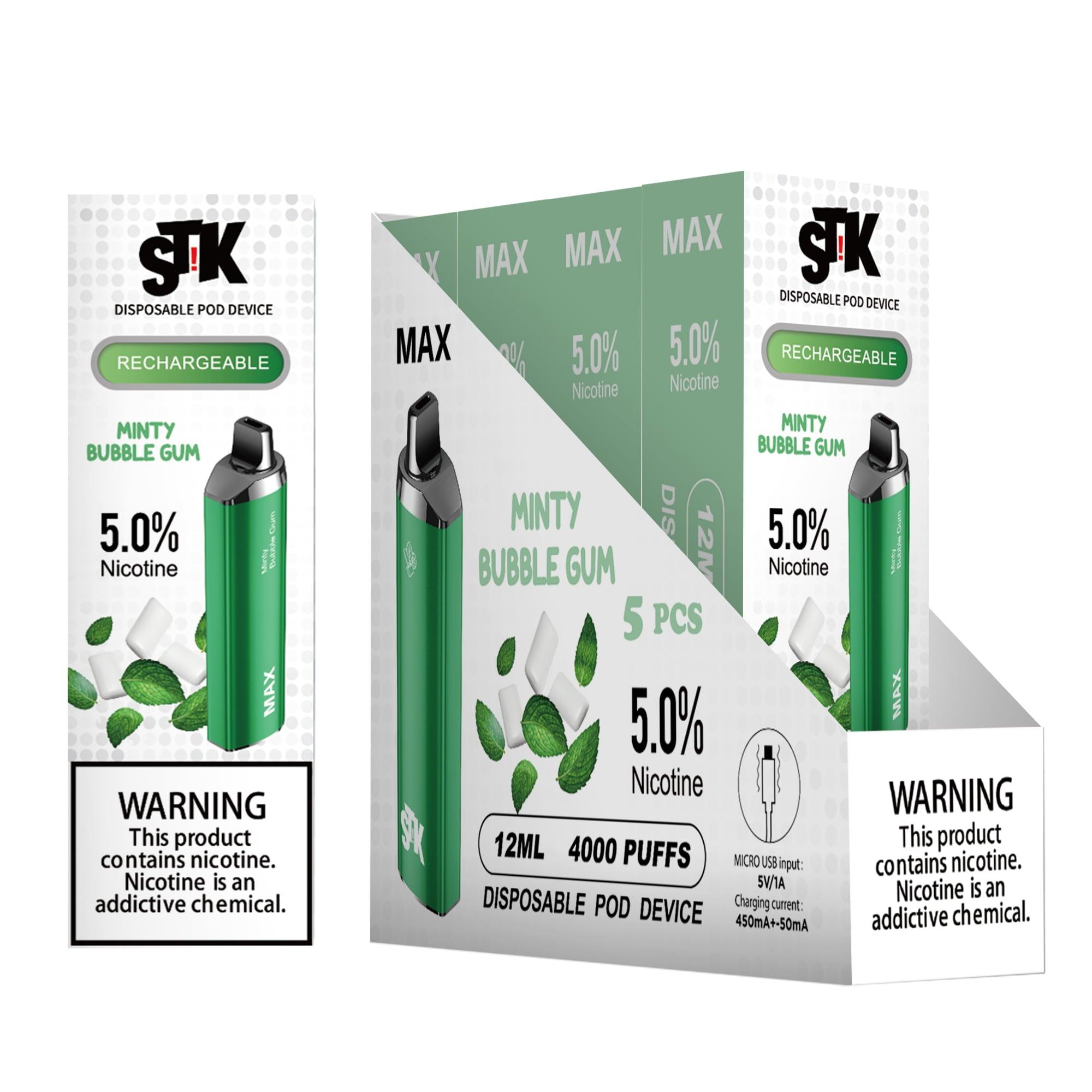 STiK Max by HQD 4000 Puffs sold by VPdudes made by HQD | Tags: all, Disposables, ST!K, St!k Max, Stik