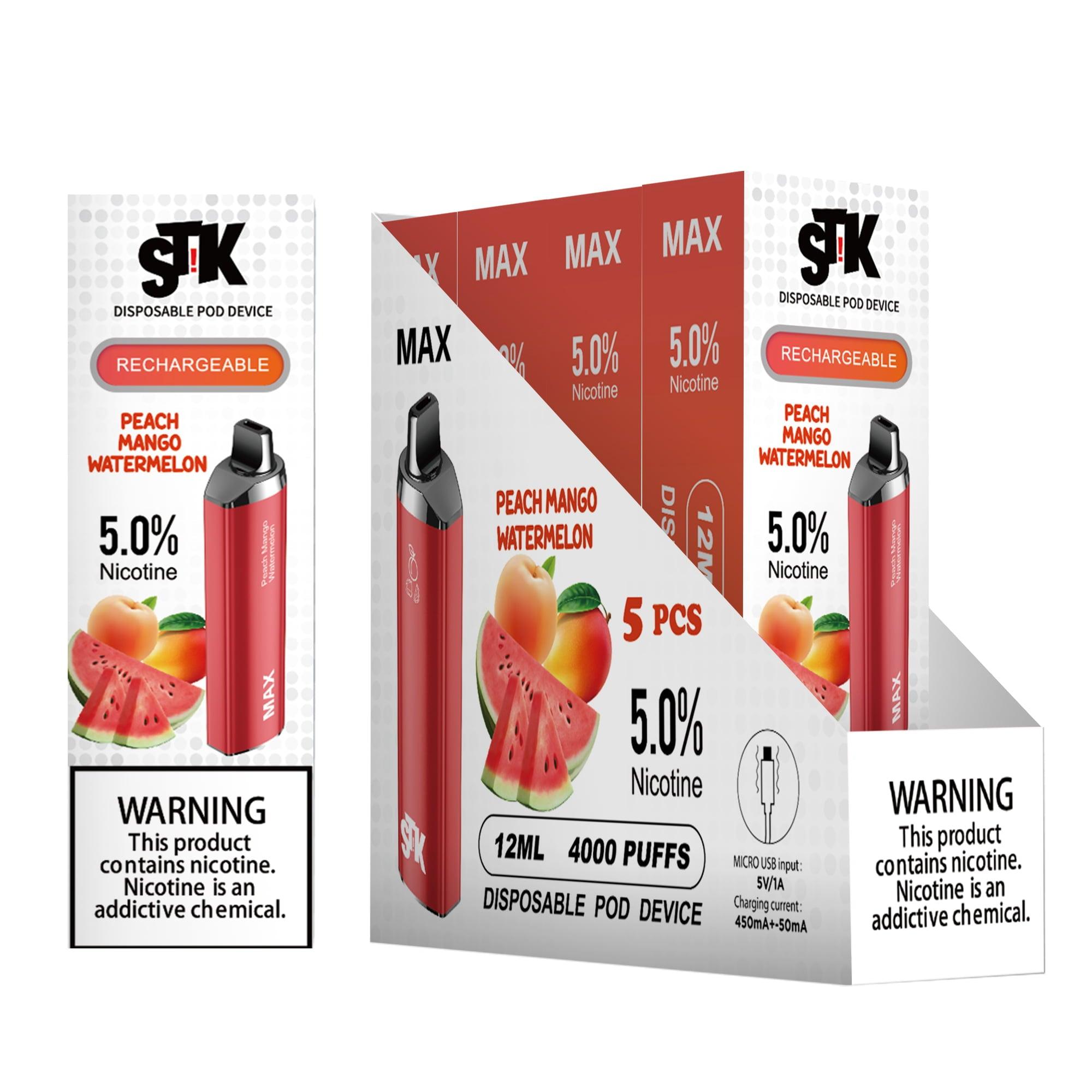 STiK Max by HQD 4000 Puffs sold by VPdudes made by HQD | Tags: all, Disposables, ST!K, St!k Max, Stik