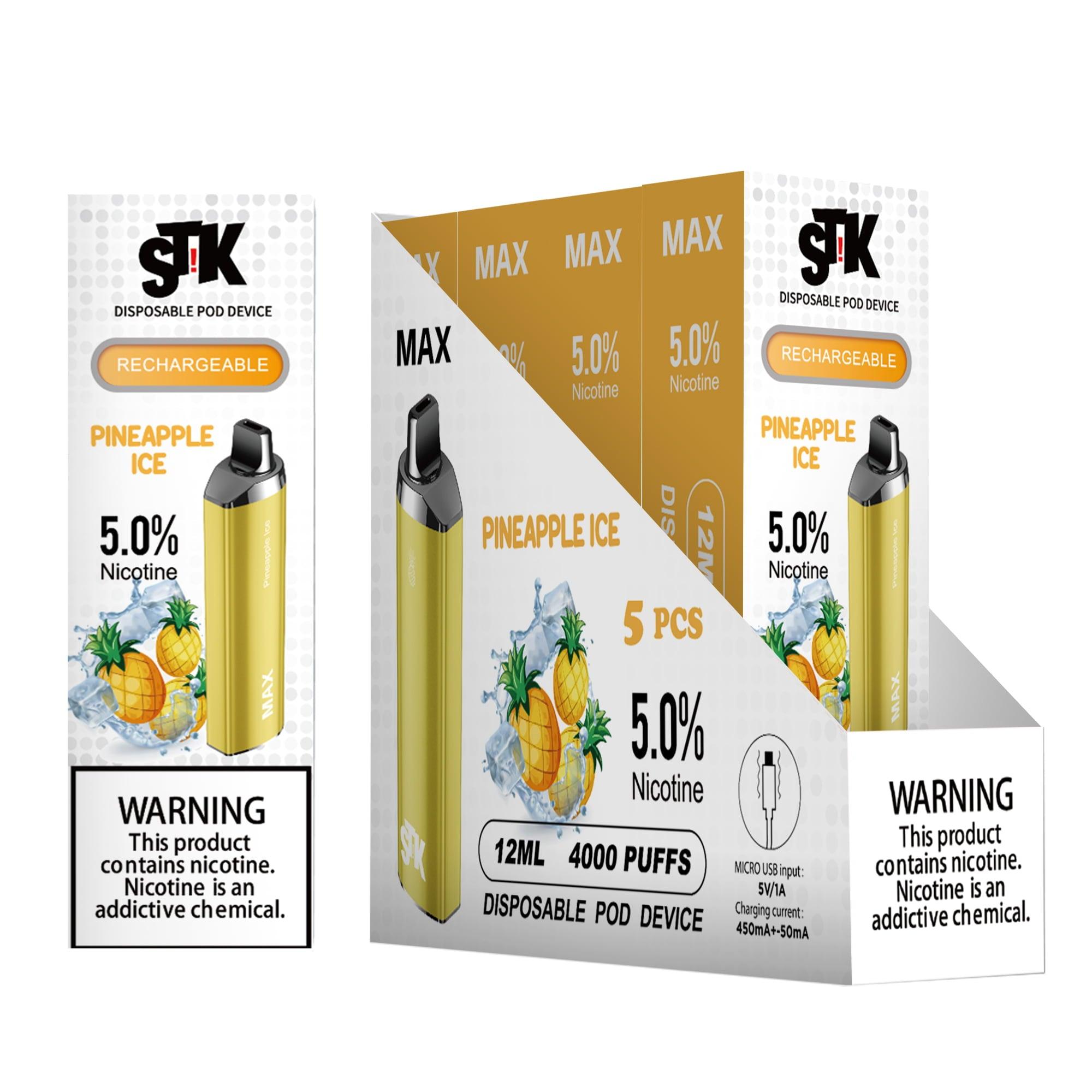 STiK Max by HQD 4000 Puffs sold by VPdudes made by HQD | Tags: all, Disposables, ST!K, St!k Max, Stik