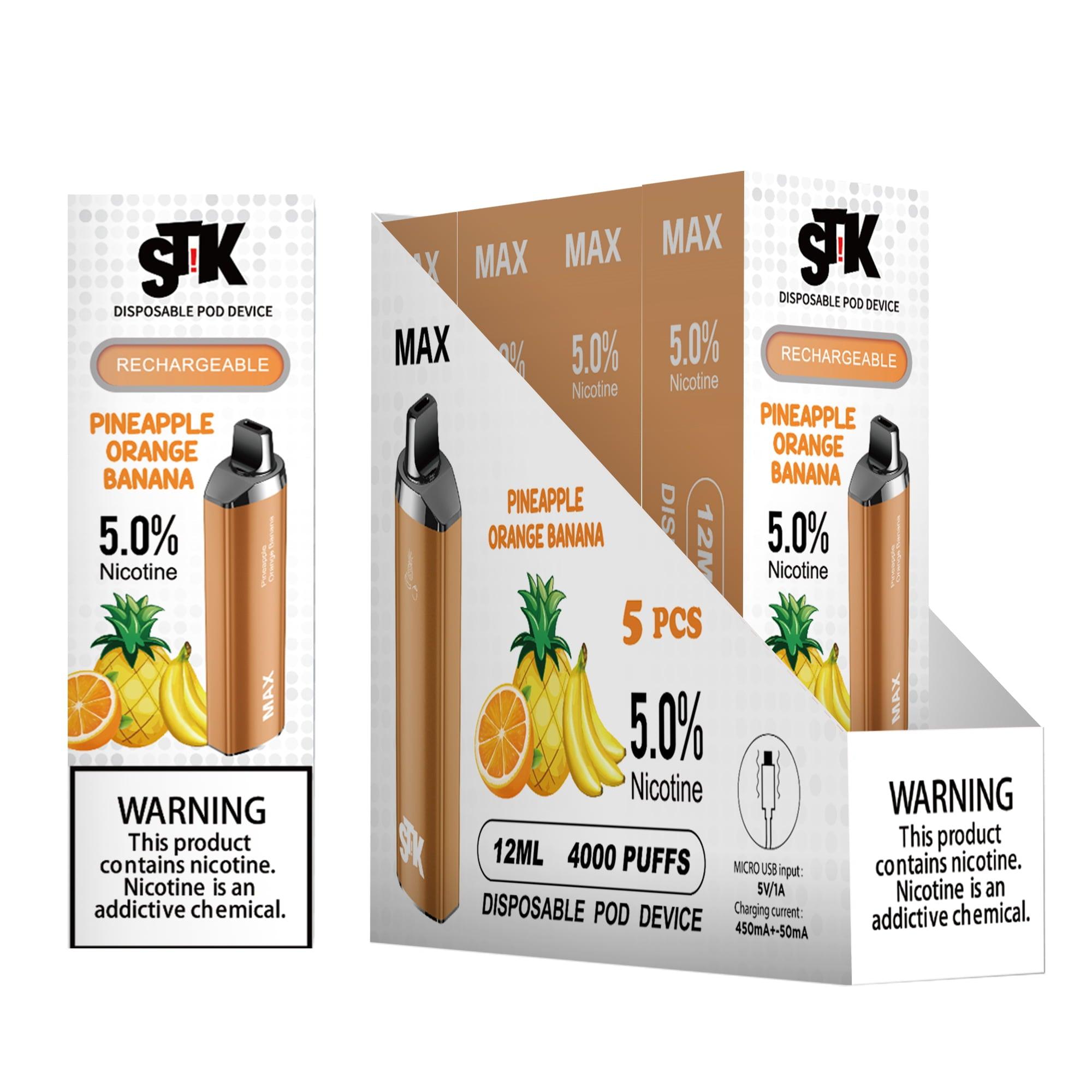 STiK Max by HQD 4000 Puffs sold by VPdudes made by HQD | Tags: all, Disposables, ST!K, St!k Max, Stik