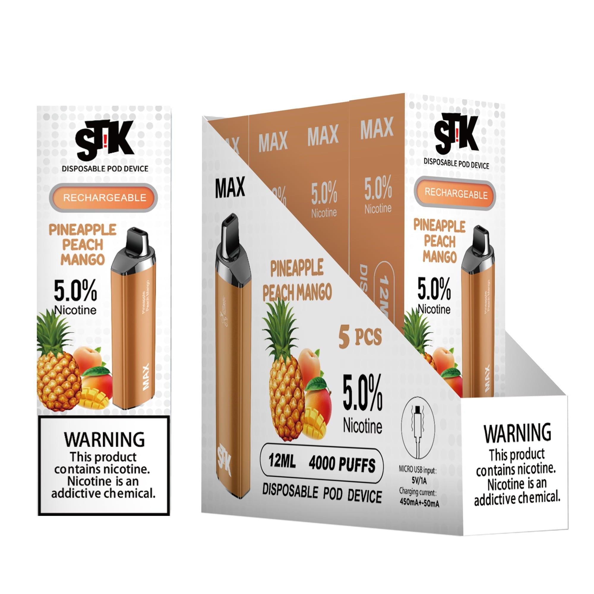 STiK Max by HQD 4000 Puffs sold by VPdudes made by HQD | Tags: all, Disposables, ST!K, St!k Max, Stik