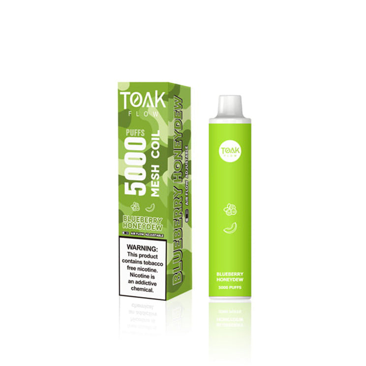 TOAK Flow 5,000 Puffs sold by VPdudes made by Mighty Vapors | Tags: Disposables, Mighty Vapors, new, TOAK Flow